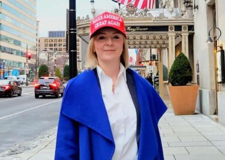 Liz Truss Faces Tory Backlash Over Trump Support 1 Truss posed in a Maga hat in Washington DC last week