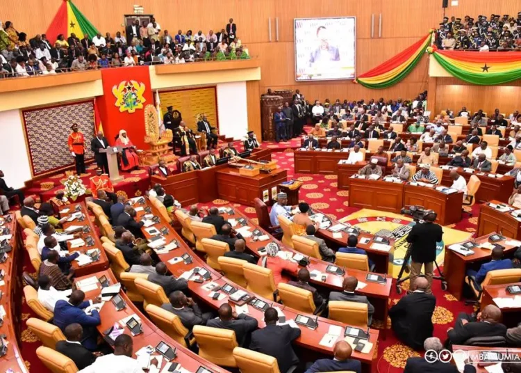 Ex Gratia in the Shadows, a Betrayal of Democratic Transparency 1 The Chamber of Ghana's Parliament