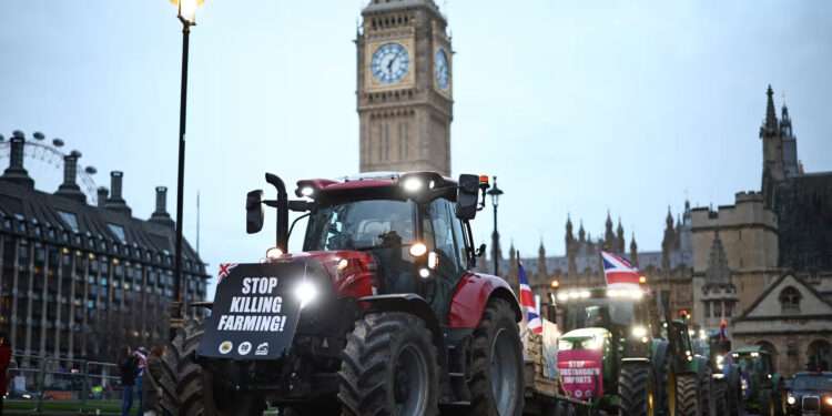 UK Government Unveils 'New Deal' to Revitalize Farming Sector 1 UK farmers protests following agricultural inheritance tax changes and the reformation of the EU-derived subsidy scheme
