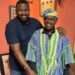 John Dumelo and his late father