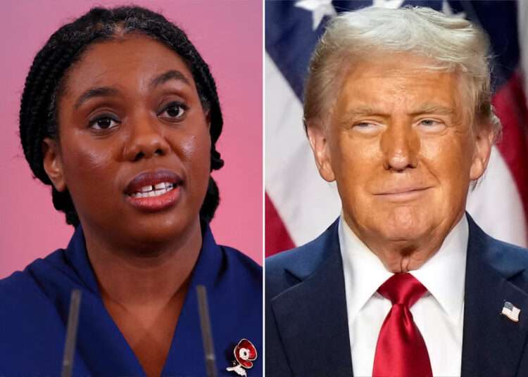 Kemi Badenoch, Trump Will Be a 'Force for Good' Despite Tariff Fears 1 Kemi Badenoch says Donald Trump ‘will be force for good in the world’