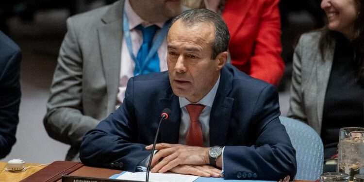 UN-Arab League Alliance, A Step Toward Regional Stability 1 Khaled Khiari, Assistant Secretary-General for Middle East, Asia and the Pacific, briefs the Security Council on cooperation between the United Nations and the League of Arab States.