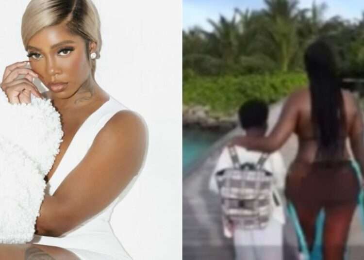Tiwa Savage Faces Mixed Reactions Over Vacation Video 1 Tiwa Savage and her son