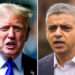 Keir Starmer Faces Fresh Trump Row Over Khan's Comments 12 Sadiq Khan (R) has been along time critic of Donald Trump