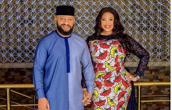 Yul Edochie and his wife Judy Austin
