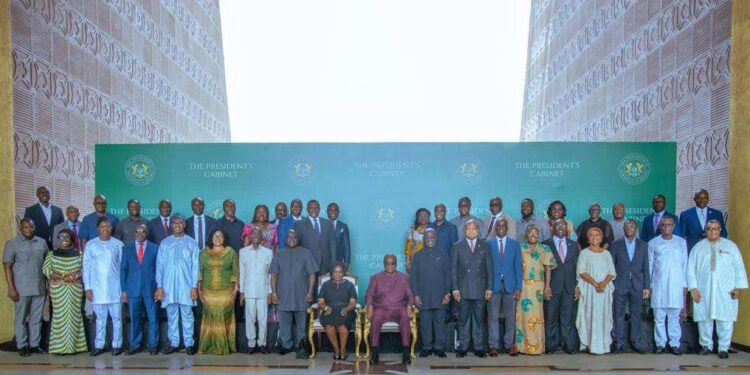 AG to Publish Constitutional Review Position Paper Next Week 1 President John Dramani Mahama, and members of his Cabinet