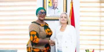 Swiss Ambassador Visits Ghana Free Zones Authority: Strengthening Trade and Investment Ties 7 Dr. Mary Awusi, Simone Giger, Swiss Ambassador, Ghana Free Zones Authority, Strengthening Trade, Investment Ties