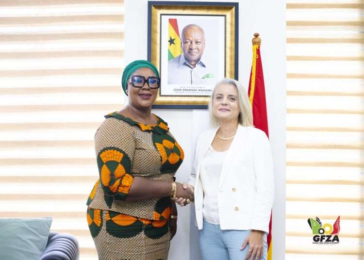 Dr. Mary Awusi, Simone Giger, Swiss Ambassador, Ghana Free Zones Authority, Strengthening Trade, Investment Ties