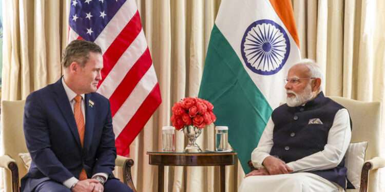 Modi Meets With US National Security Advisor 1 PM Modi meets US NSA Michael Waltz.