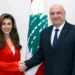 US Demands Hezbollah’s Exit From Lebanon Government 13 President Joseph Aoun (R) with US deputy special envoy to the Middle East Morgan Ortagus after their meeting at the presidential palace in Baabda, east of Beirut on February 7, 2025.