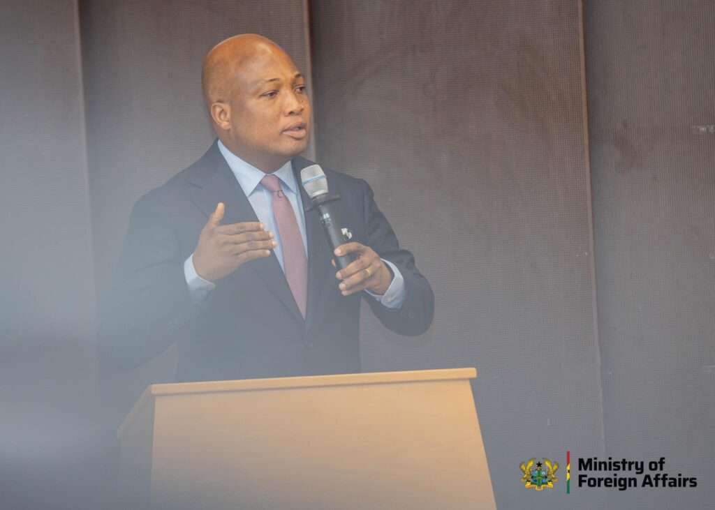 Hon Samuel Okudzeto Ablakwa, MP for North Tongu and Minister of Foreign Affairs, Student Desks