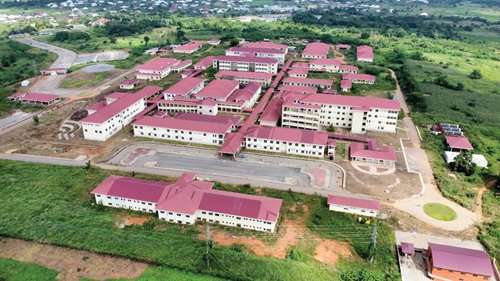 The siite of the Afari Military Hospita