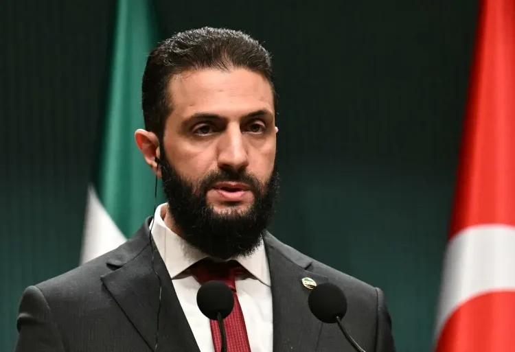 Al-Sharaa Iterates Political Transition Pledge 1 Ahmed al-Sharaa, Syria’s de facto leader as Trump Hints Sanctions Removal On Syria