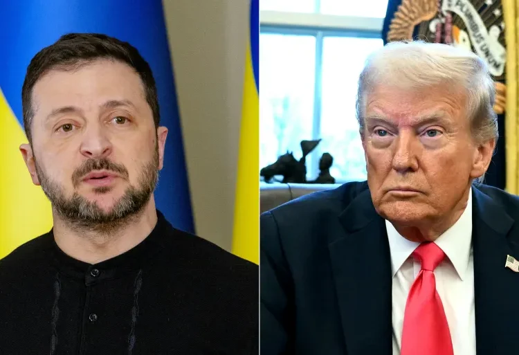 Trump, Zelenskyy Agree To Strengthen Ukraine's Air Defences 1 Ukrainian President, Volodymyr Zelenskyy and US President, Donald Trump have a heated exchange.