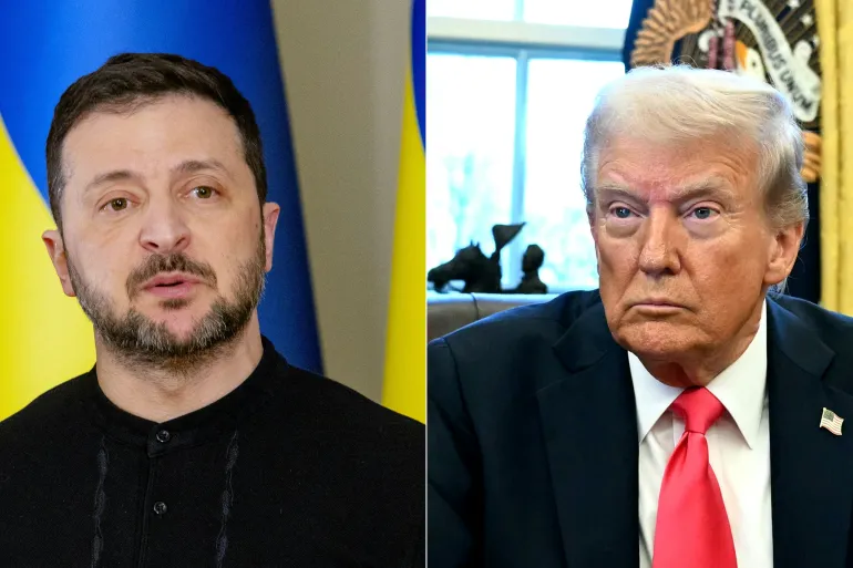 Ukrainian President, Volodymyr Zelenskyy and US President, Donald Trump have a heated exchange.