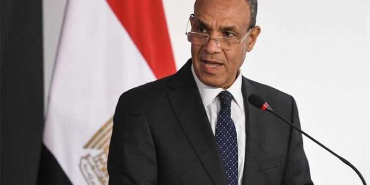 Egyptian Foreign Minister Badr Abdelatty met with Palestine Prime Minister Mohammad Mustafa and Jibril Rajoub