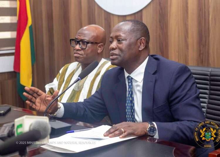 Lands Minister Declares Relentless War on Galamsey 1 Hon. Emmanuel Armah Kofi Buah, Minister of Lands and Natural Resources
