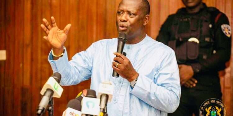 Hon. Emmanuel Armah-Kofi Buah, Minister for Lands and Natural Resources