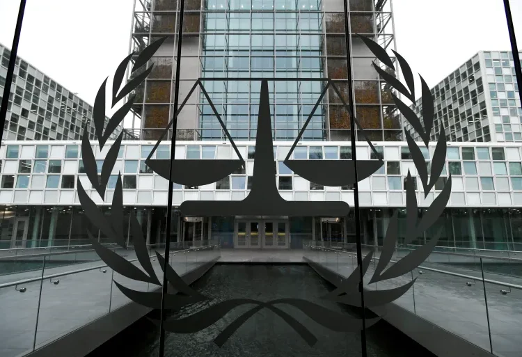 ICC Condemns US Sanctions 1 The International Criminal Court building is seen in The Hague, Netherlands.