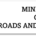 Ministry of Roads and Highways Logo, Road Tolls