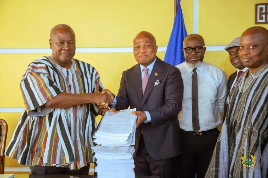 ORAL Team Presents Findings to President John Dramani Mahama, Barker-Vormawor 