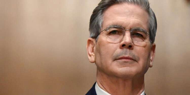 US Treasury, Secretary Scott Bessent.