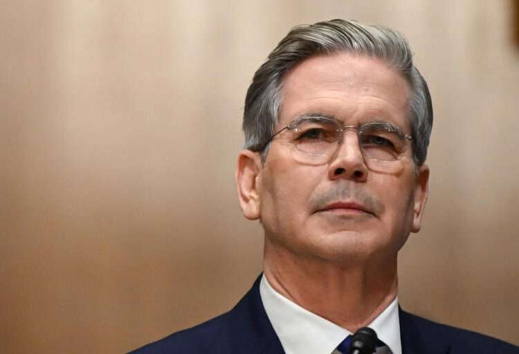 US Treasury, Secretary Scott Bessent.