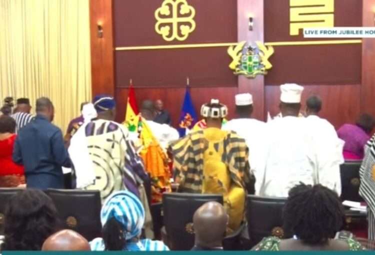 President Mahama Swears in 31-Member Council of State 1 Swearing in of Council of States