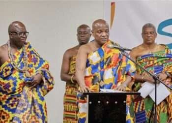 Togbe Afede XIV, Agbogbomefia of the Asogli State and President of the Asogli Traditional Area , Togbe Afede