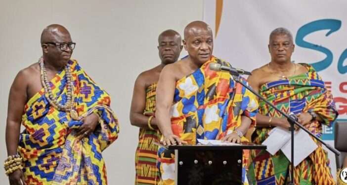 Togbe Afede XIV Calls for Comprehensive Education Reform 1 Togbe Afede XIV, Agbogbomefia of the Asogli State and President of the Asogli Traditional Area , Togbe Afede