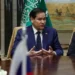 US, Russia Agree To Restart Diplomatic Relations 14 US Secretary of State Marco Rubio (centre) alongside Middle East envoy Steve Witkoff and National Security Advisor Mike Waltz.
