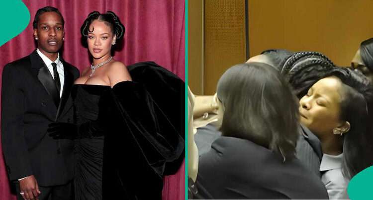 ASAP Rocky and his wife, Rihanna