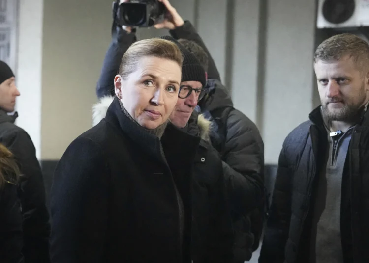 Europe Urged To Future-Proof Itself 1 Denmark's Prime Minister Mette Frederiksen calls for more arms production on the third anniversary of the Russian invasion of Ukraine, Monday, Feb. 24, 2025.