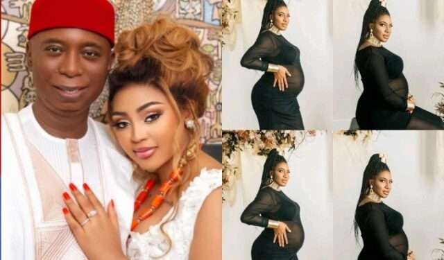 Regina Daniels Husband Welcomes Child With Chika Ike 1 Ned Nwoko with wife, Regina Daniels, and Chika Ike