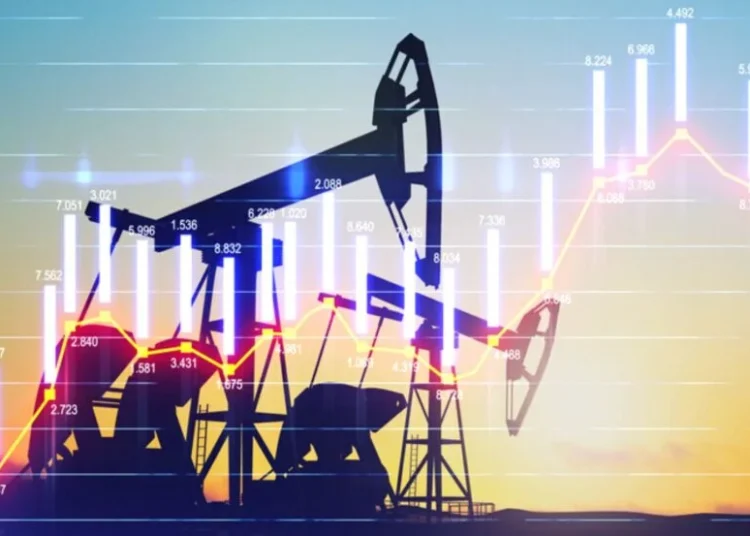 oil rising chart for Crude oil