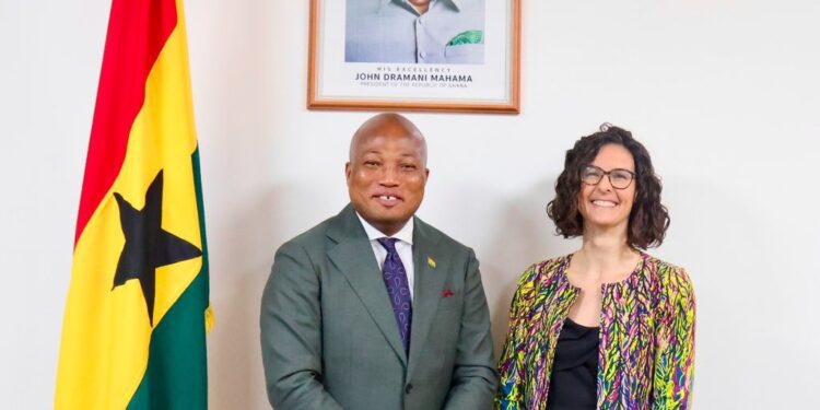 Ghana Strengthens Diplomacy With the UK And the UN 1 Hon. Samuel Okudzeto Ablakwa, H.E. Harriet Thompson, Diplomatic, United Kingdom, Minister