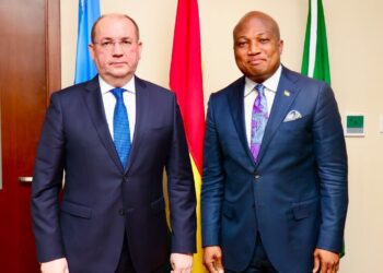 H.E. Sergei Berdnikov, Hon. Samuel Okudzeto Ablakwa, Minister, Russia, Ghana, Relations