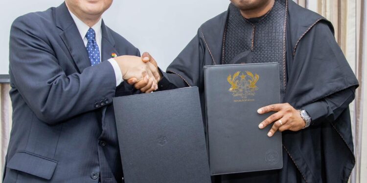 Ghana Secures $13M Japanese Grant for Tamale Electricity Stabilization. 1 Hon. Samuel Okudzeto Ablakwa, Ghana’s Minister of Foreign Affairs and with His Excellency Yoshimoto Hiroshi, the Japanese Ambassador to Ghana
