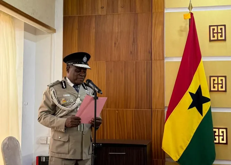 IGP COP Yohuno Commits to Professionalism 1 COP Christian Tetteh Yohunu Newly sworn-in Inspector General of Police (IGP)