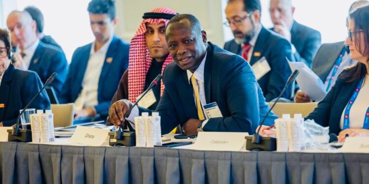 Ghana Showcases Sustainable Mining Vision at PDAC 2025 1 Hon. Emmanuel Armah-Kofi Buah, Minister for Lands and Natural Resources