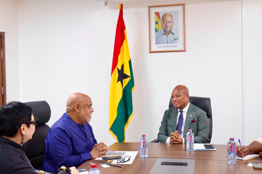 Minister for Foreign Affairs Hon. Samuel Okudzeto Ablakwa With The United Nations Resident Coordinator H.E. Charles Abani 1