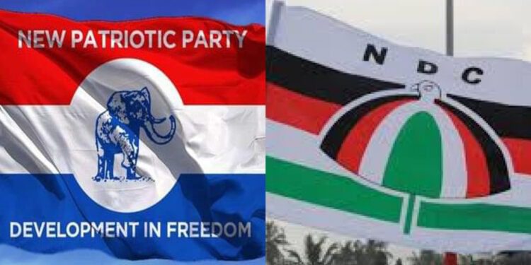 NDC’s Economic Growth and Poverty Reduction Outpaces NPP 1 NPP and NDC Flags