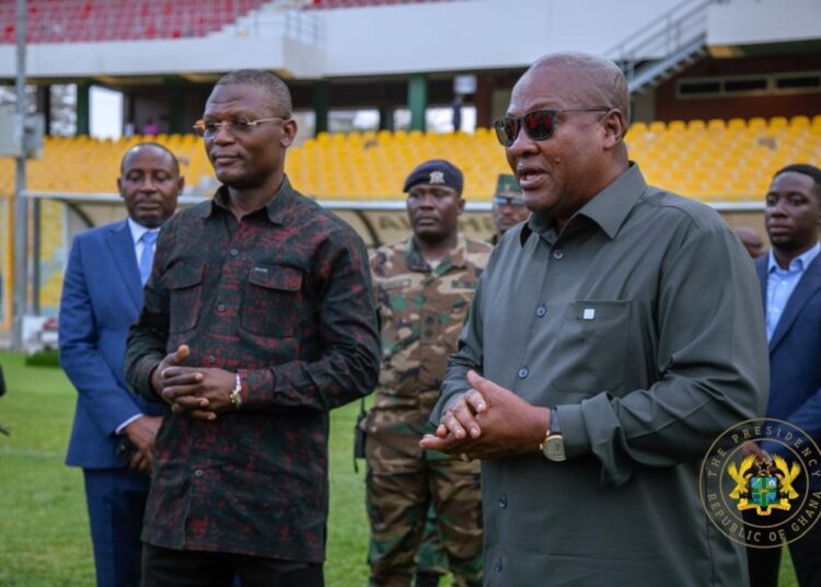 President Mahama Urges Black Stars to Restore National Pride 1 Preisdent John Dramani Mahama engages Black Stars