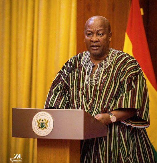 President of Ghana HE John Dramani Mahama