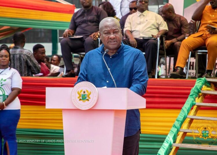 Mahama Launches ‘Tree for Life’ to Combat Environmental Degradation 1 President of the Republic of Ghana HE John Dramani Mahama
