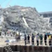 Rescuers work at the site of a collapsed building after the tremors of a strong earthquake that struck central Myanmar affected Bangkok, Thailand, March 28, 2025.