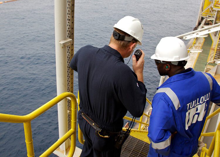 Tullow Oil Drilling Operations in Ghana