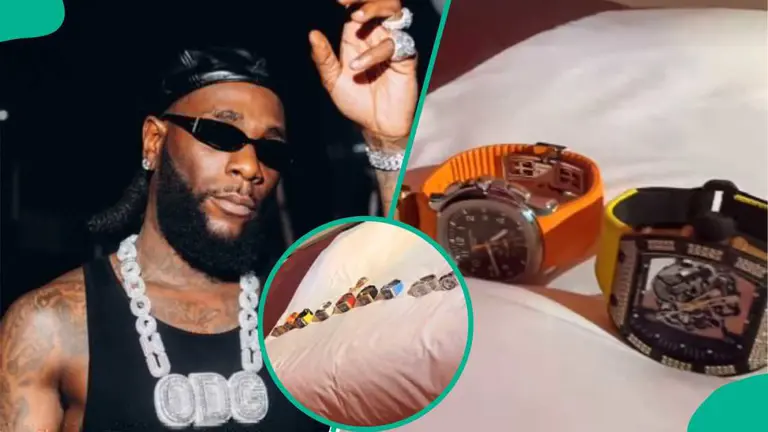 Burna Boy Flaunts 12 Luxury Wristwatches 