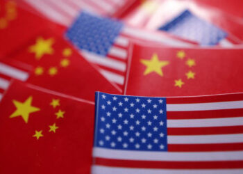 U.S. and Chinese flags as Important Consensus Reached In US, China Trade Talks