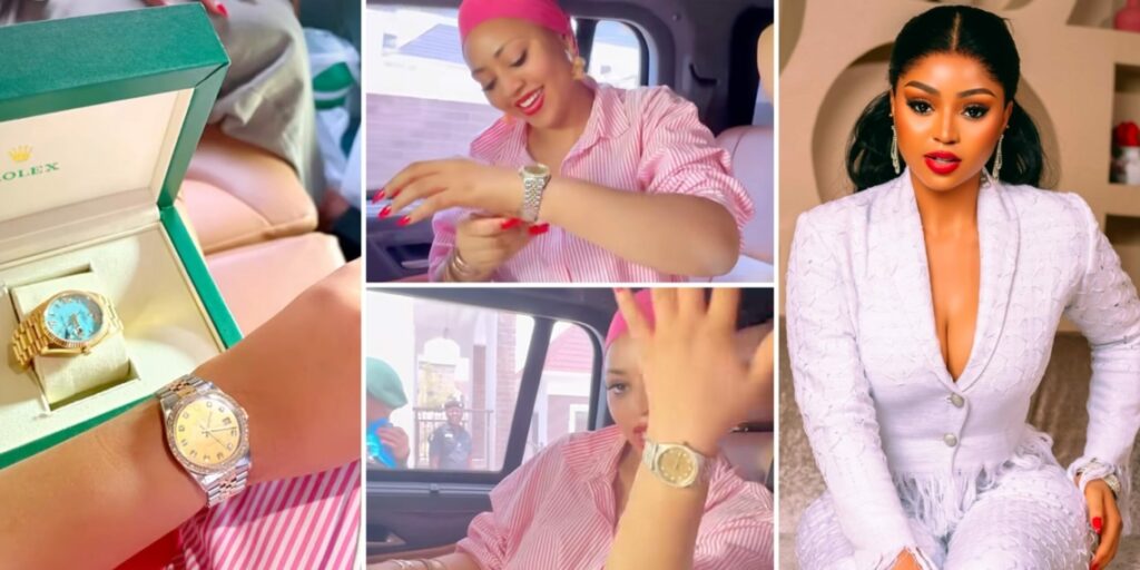 Regina Daniels Addresses Fake Rolex Watch Claims